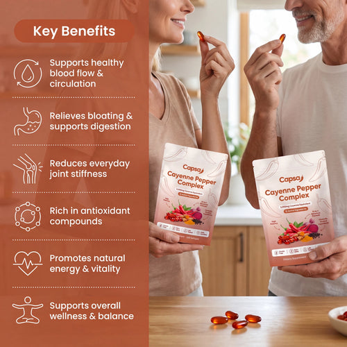 Capsa Cayenne Pepper Complex - 3mg Capsaicin Softgels